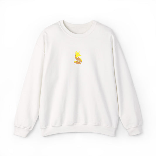 Woodland Fox Embroidered Crewneck Sweatshirt