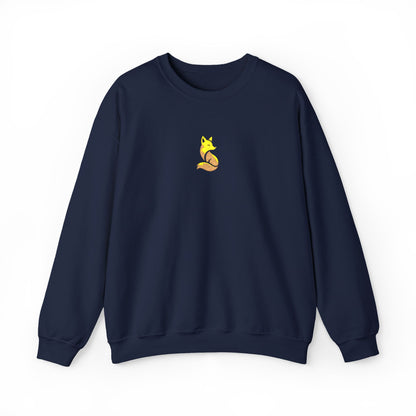 Woodland Fox Embroidered Crewneck Sweatshirt