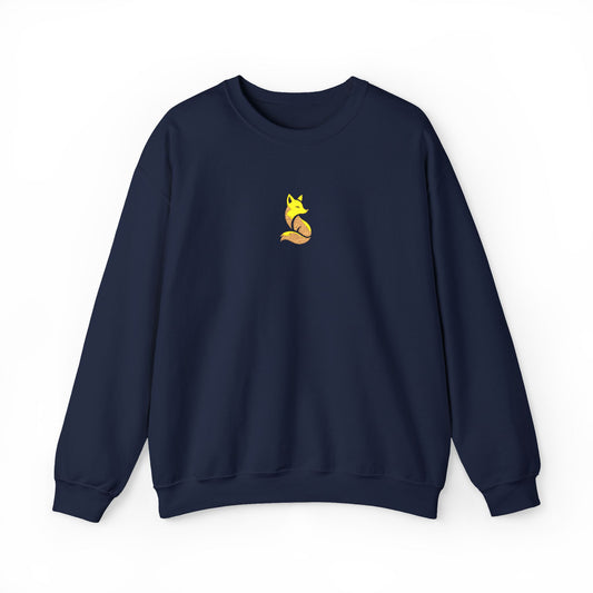 Woodland Fox Embroidered Crewneck Sweatshirt