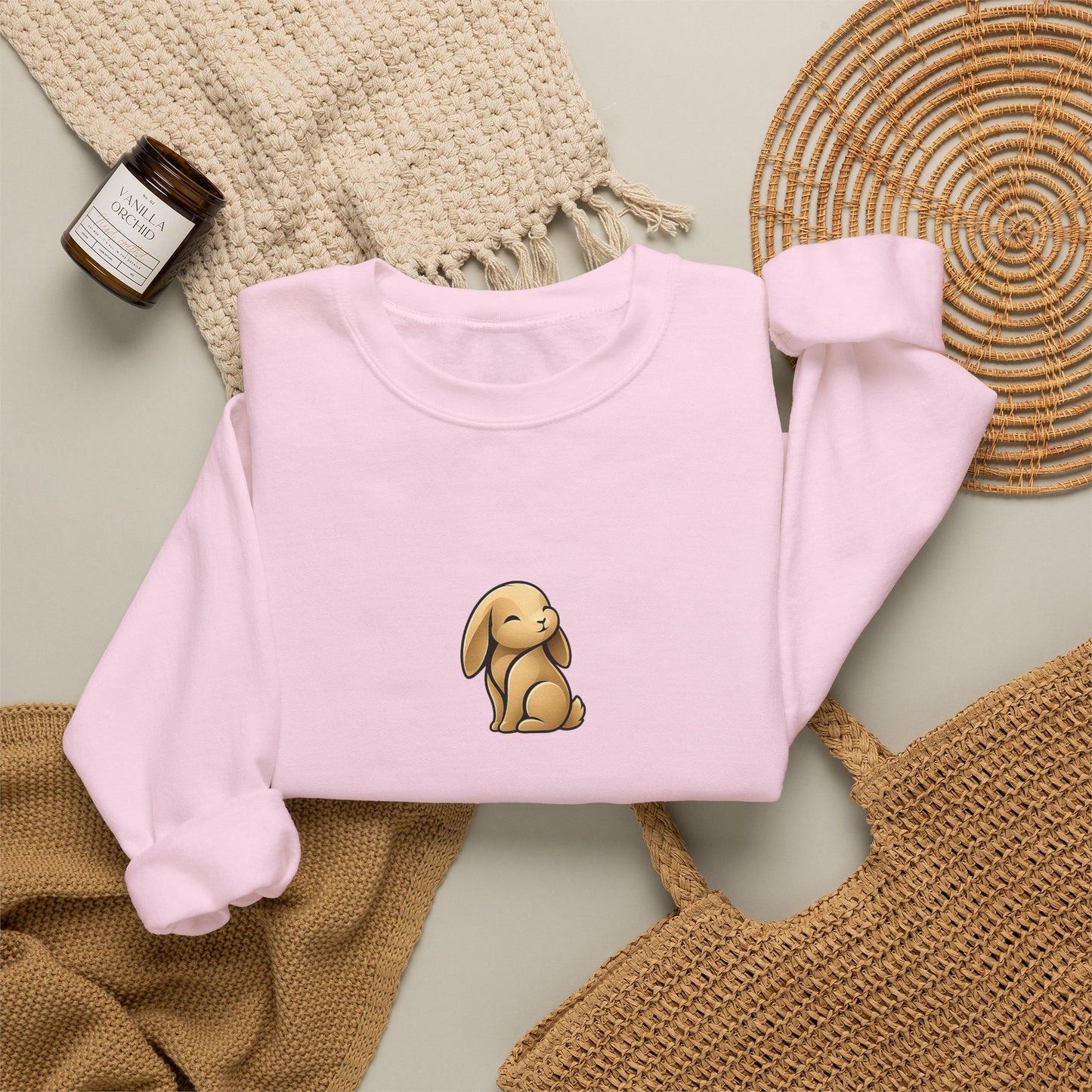 Cute Bunny Crewneck Sweatshirt