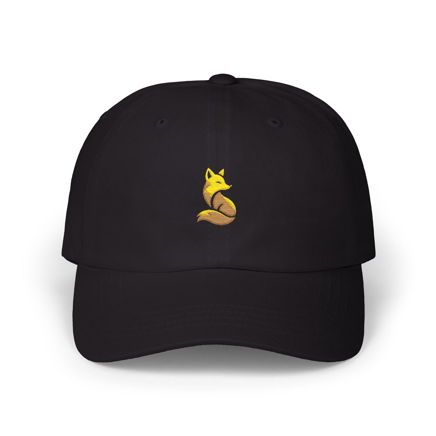 Embroidered Fox Cap