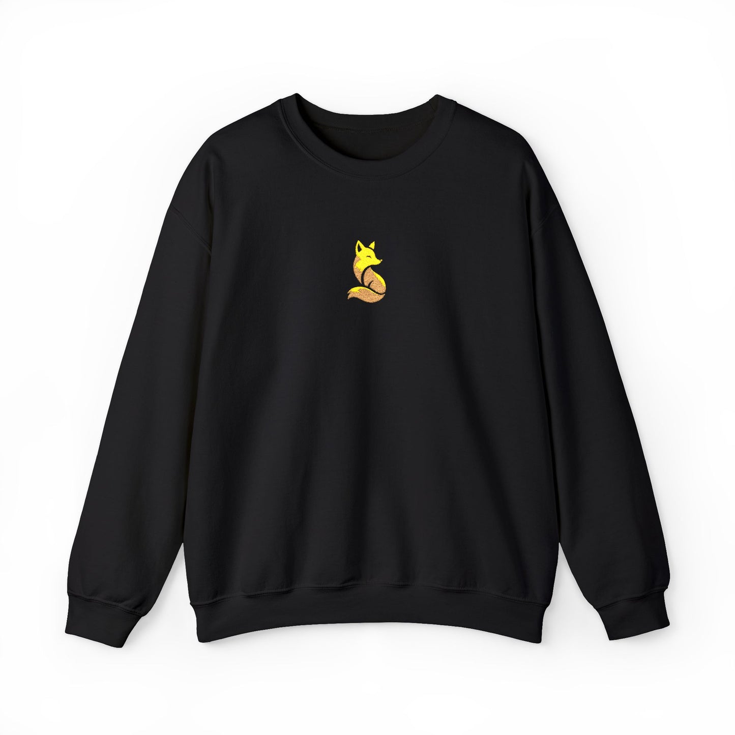 Woodland Fox Embroidered Crewneck Sweatshirt