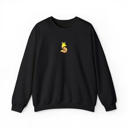 Woodland Fox Embroidered Crewneck Sweatshirt