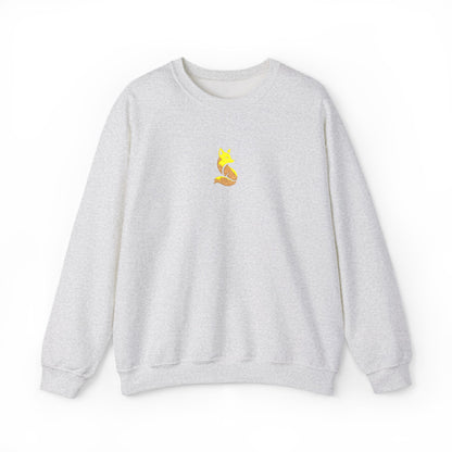 Woodland Fox Embroidered Crewneck Sweatshirt