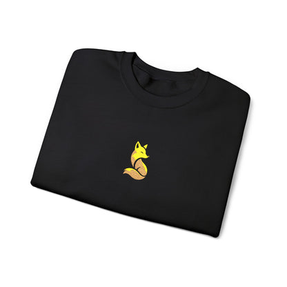 Woodland Fox Embroidered Crewneck Sweatshirt