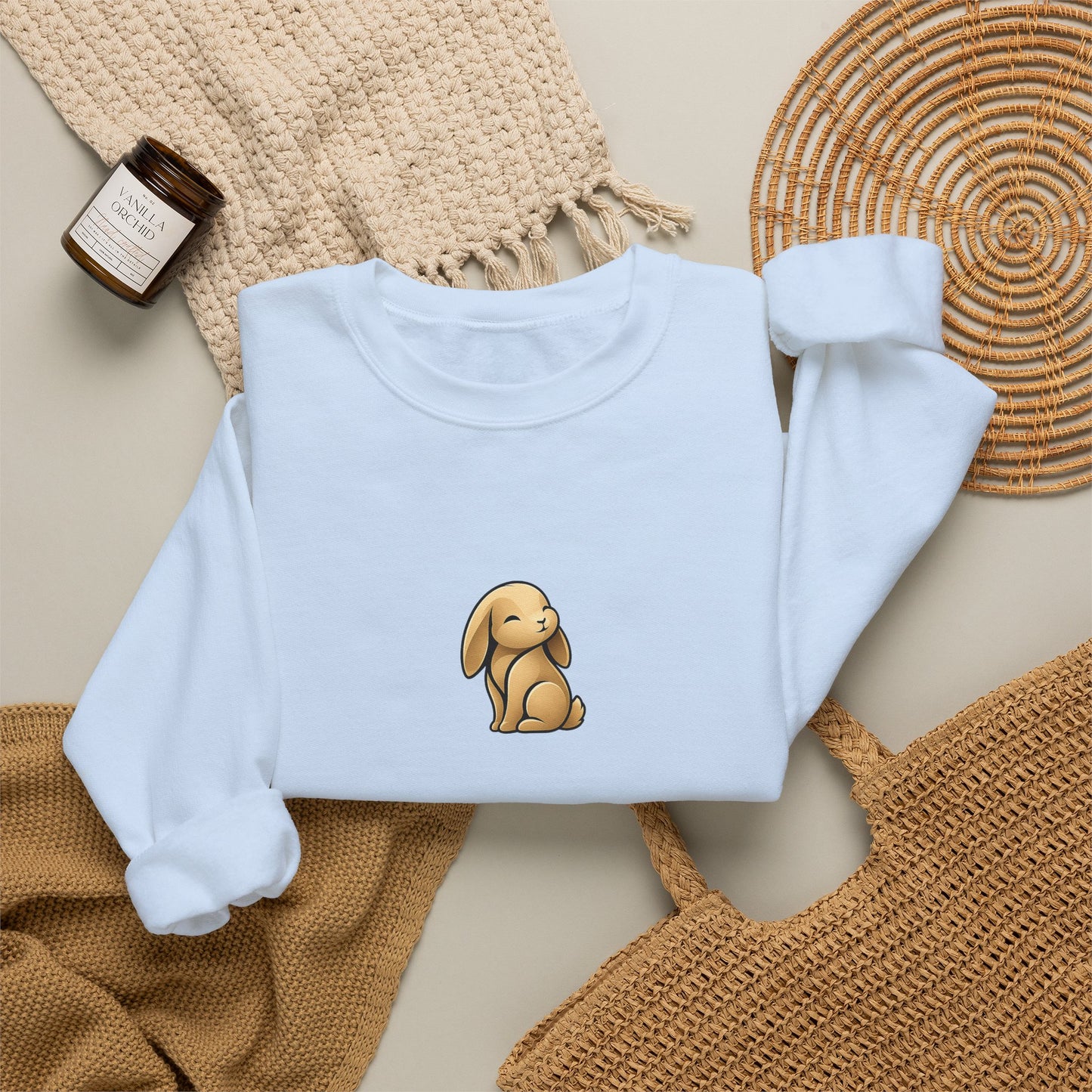 Cute Bunny Crewneck Sweatshirt